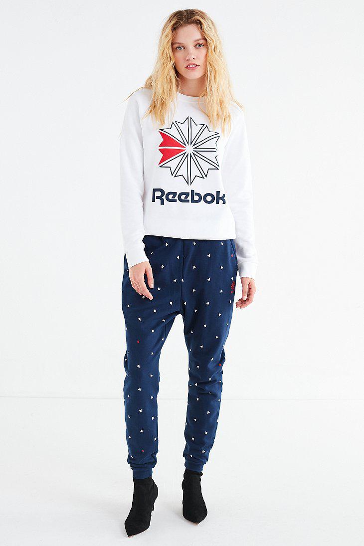 reebok white sweatshirt