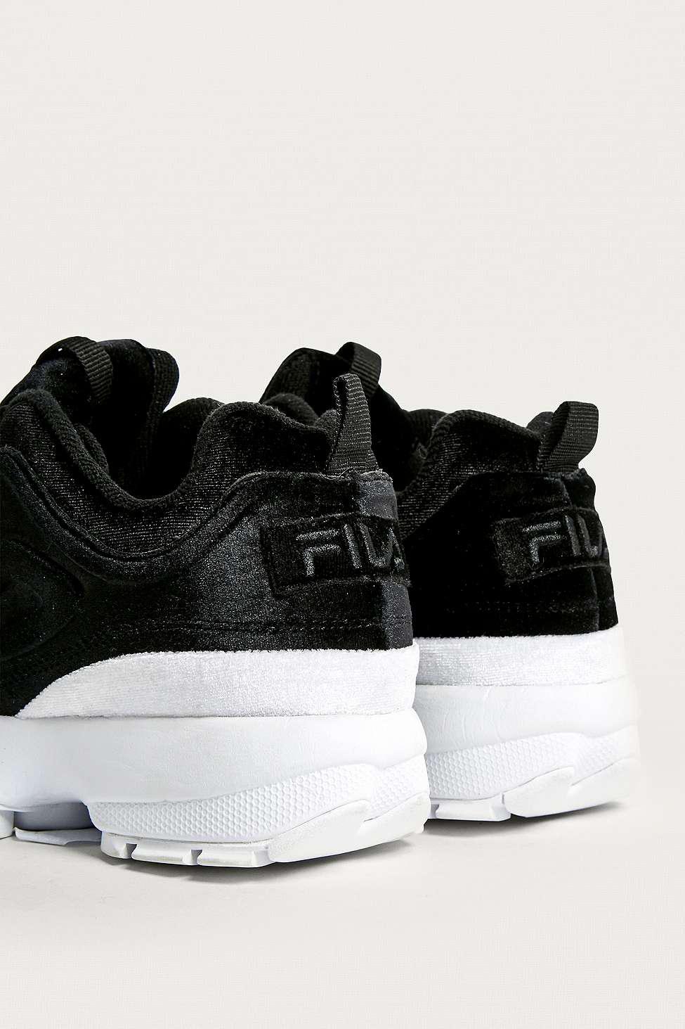 fila disruptor black velvet