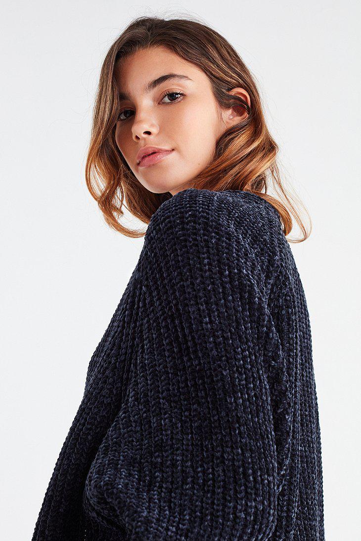 urban outfitters chenille cardigan
