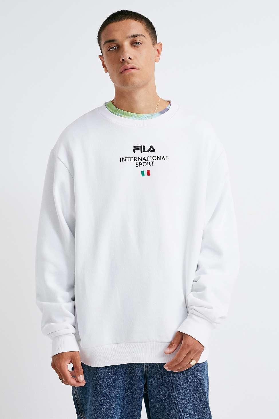 Fila international sport sweatshirt deals