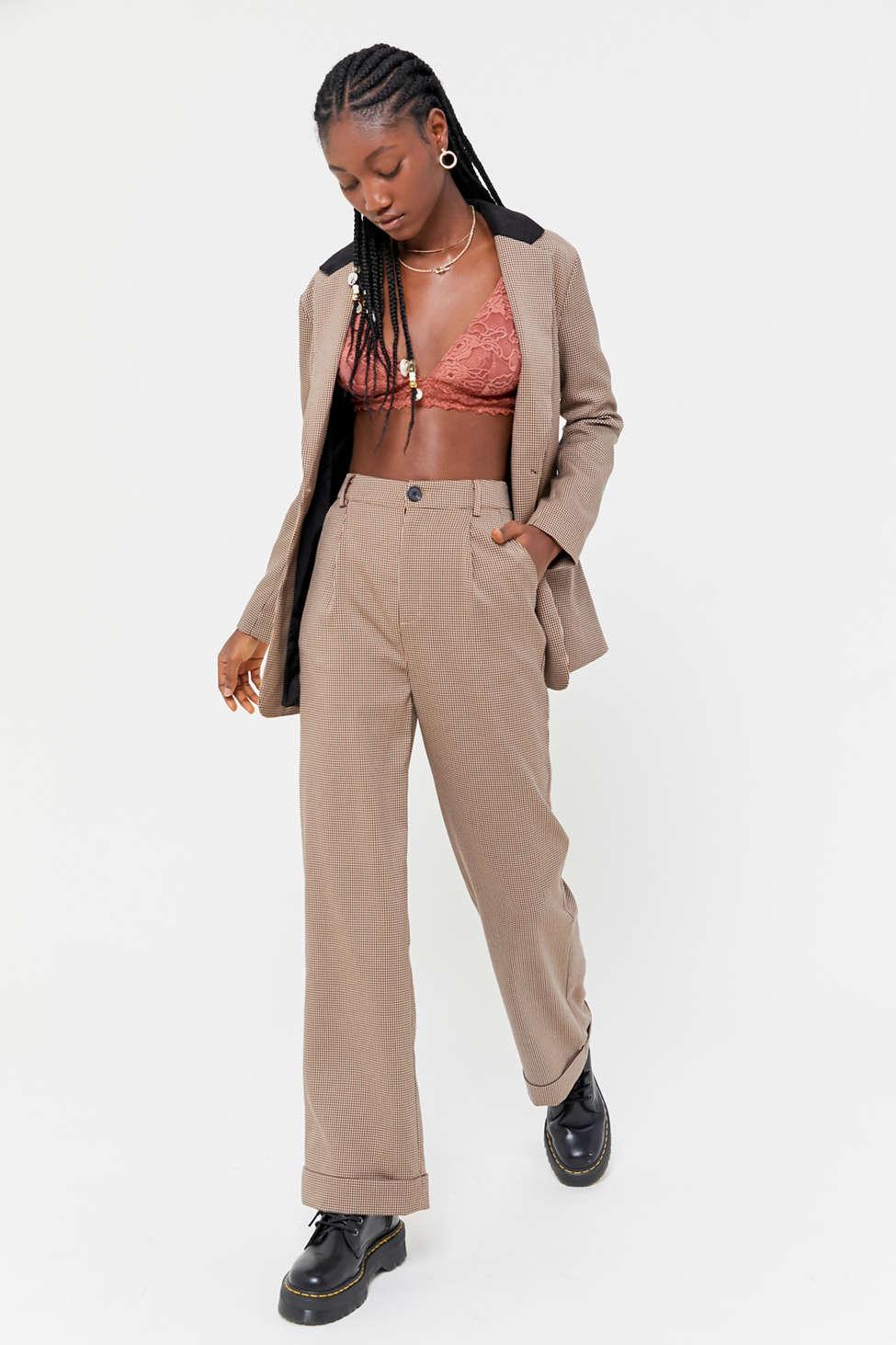 Urban plaid pants sale