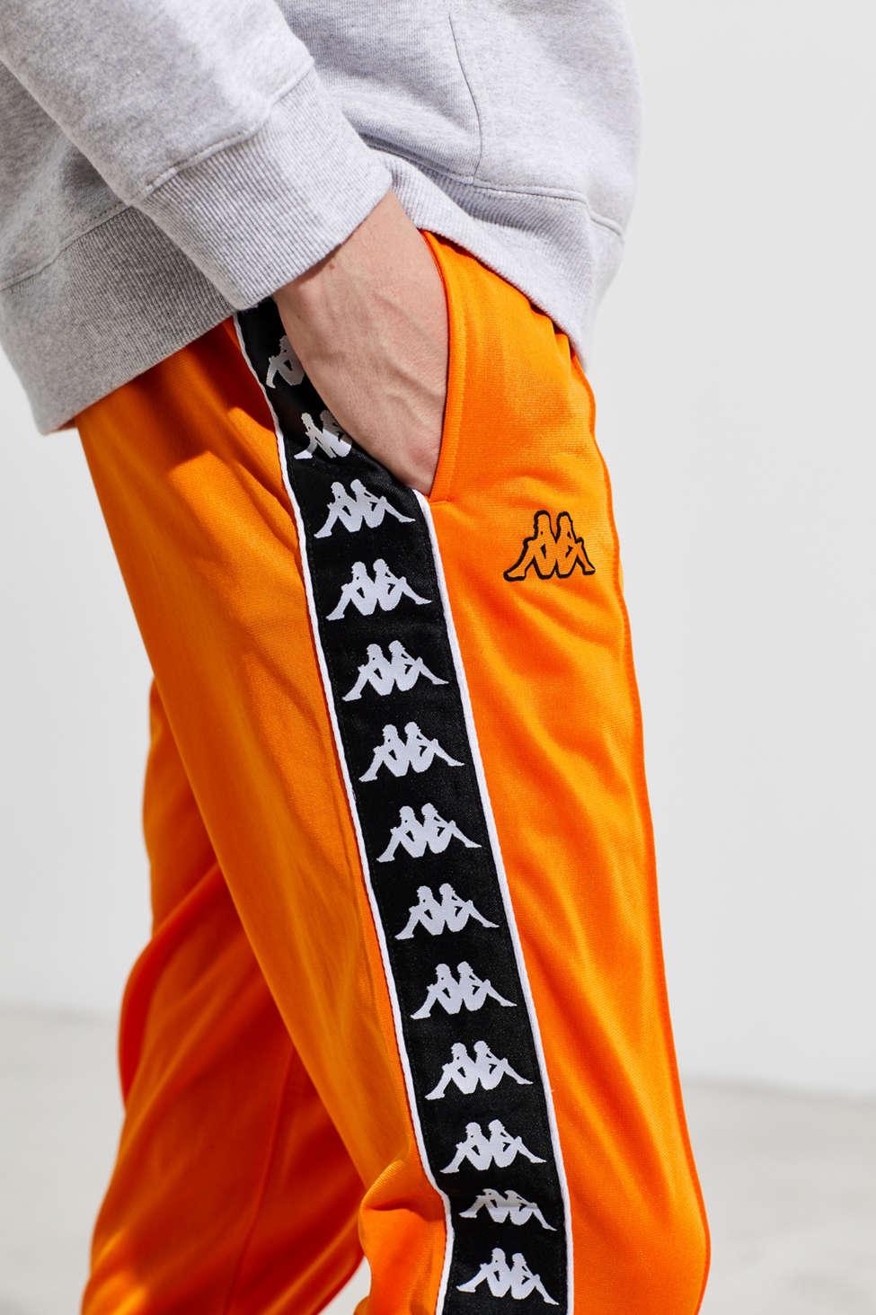 Kappa Banda Astoria Track Pant in Orange for Men | Lyst