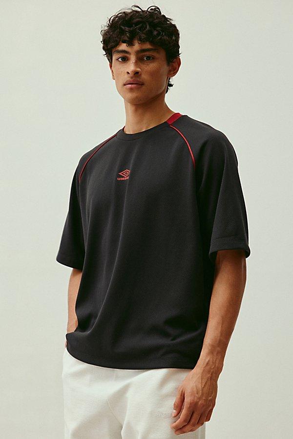 Tシャツ・カットソー UMBRO Cool Touch Tricot Mesh Cut Short Sleeve T-Shirt Gray K Amazon.com: Umbro Men's Panelled Short Sleeve Mesh T-Shirt