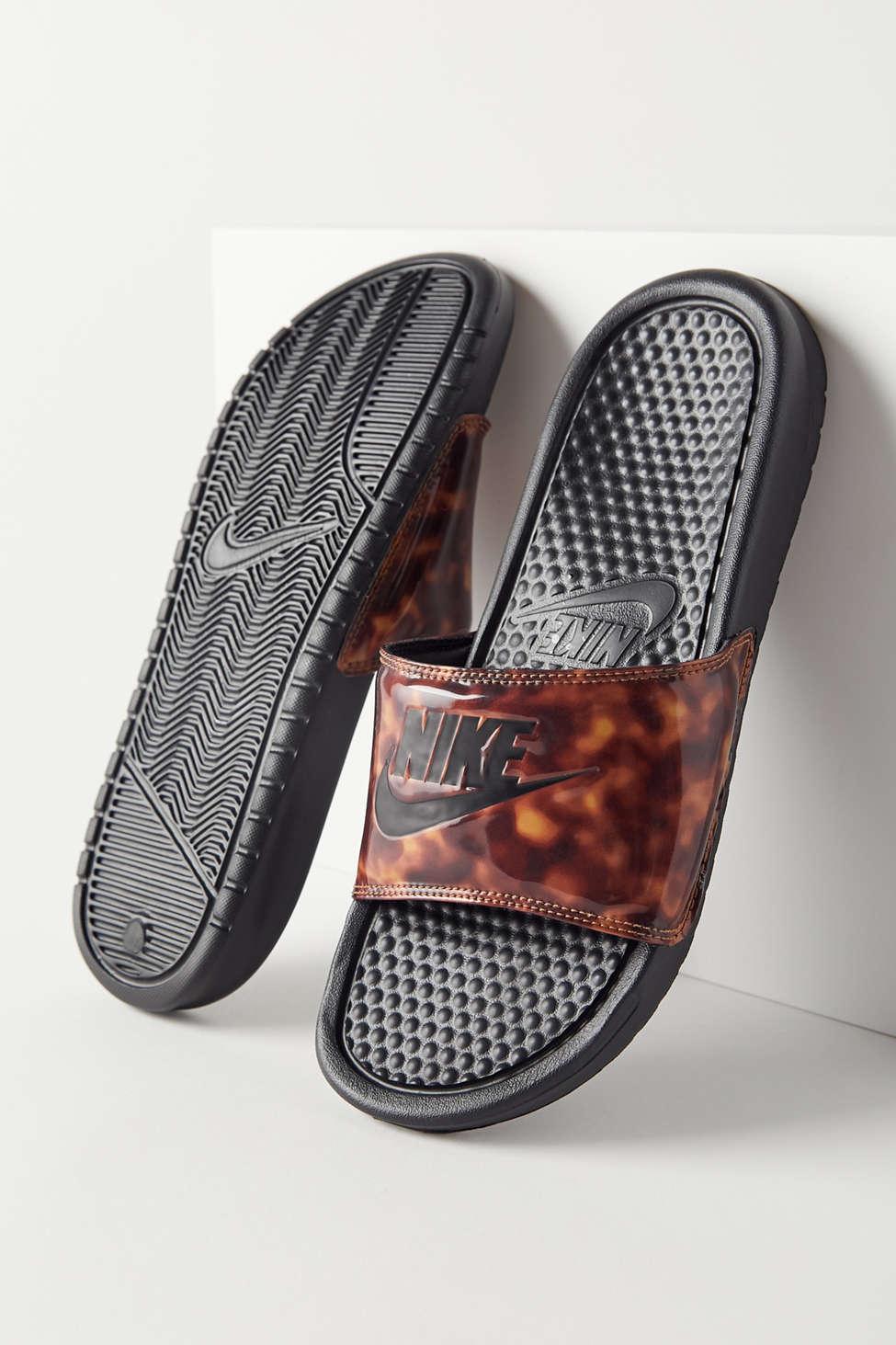 Nike Synthetic Benassi Tortoise Slide Sandal | Lyst