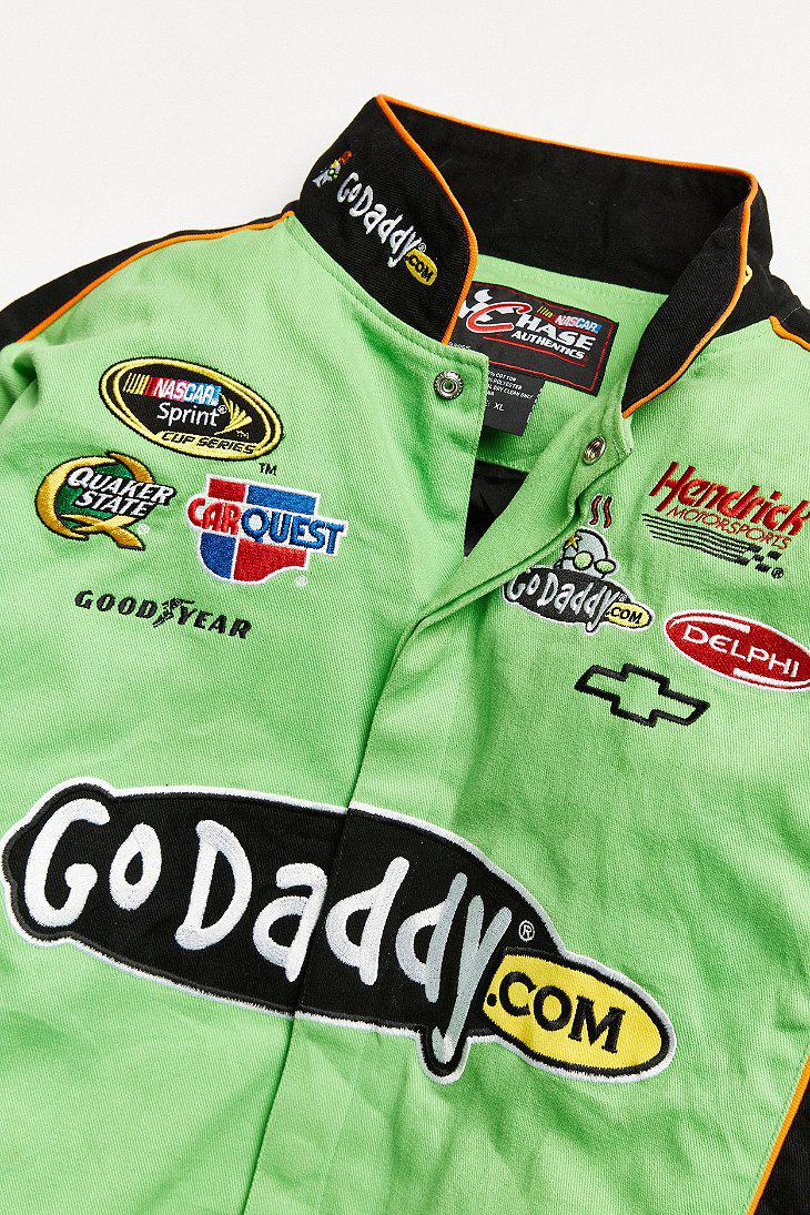 Urban Outfitters Vintage Nascar Godaddy Jacket in Green for Men | Lyst
