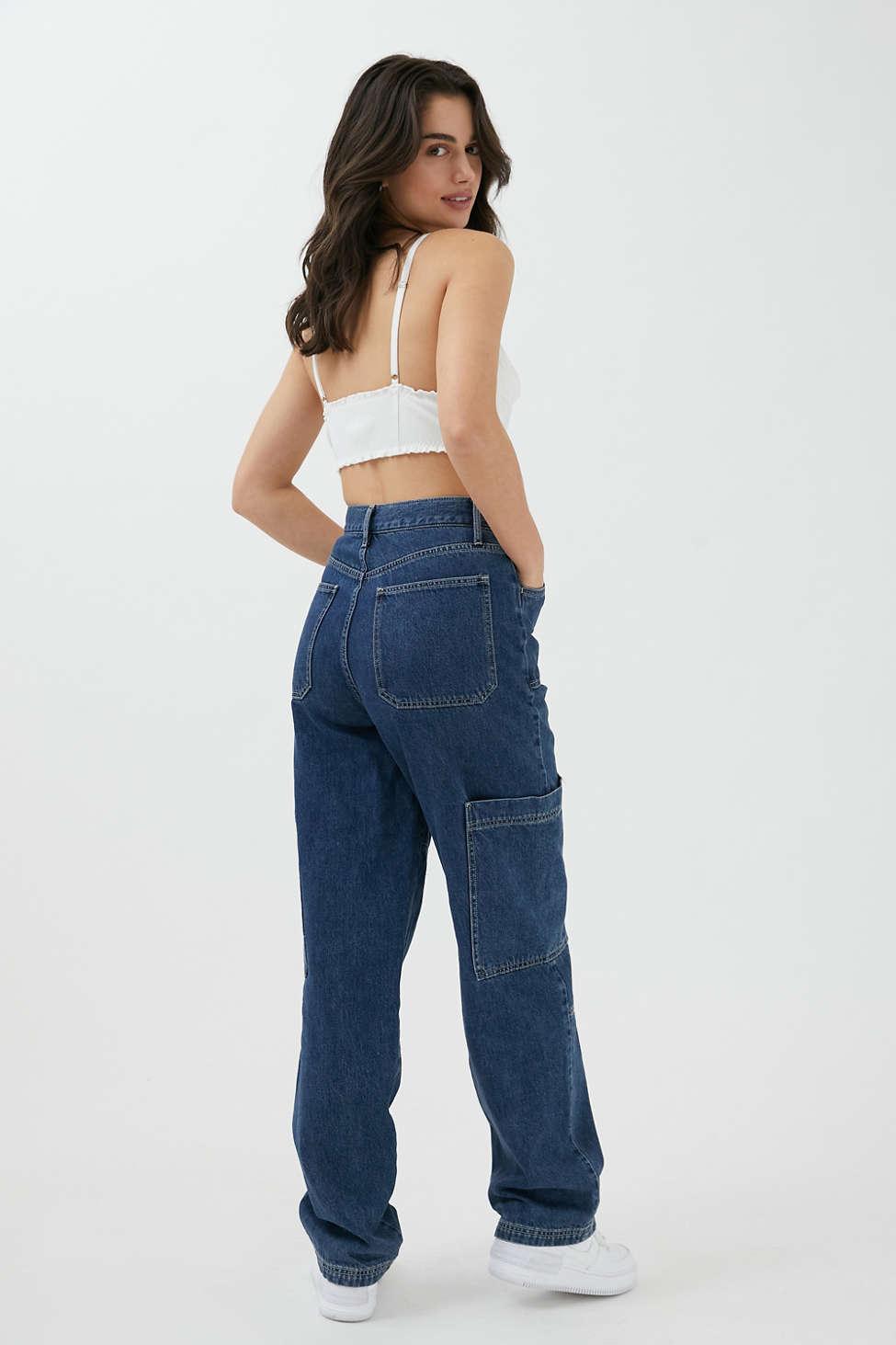 BDG Kate High Waisted Baggy Jean in Blue
