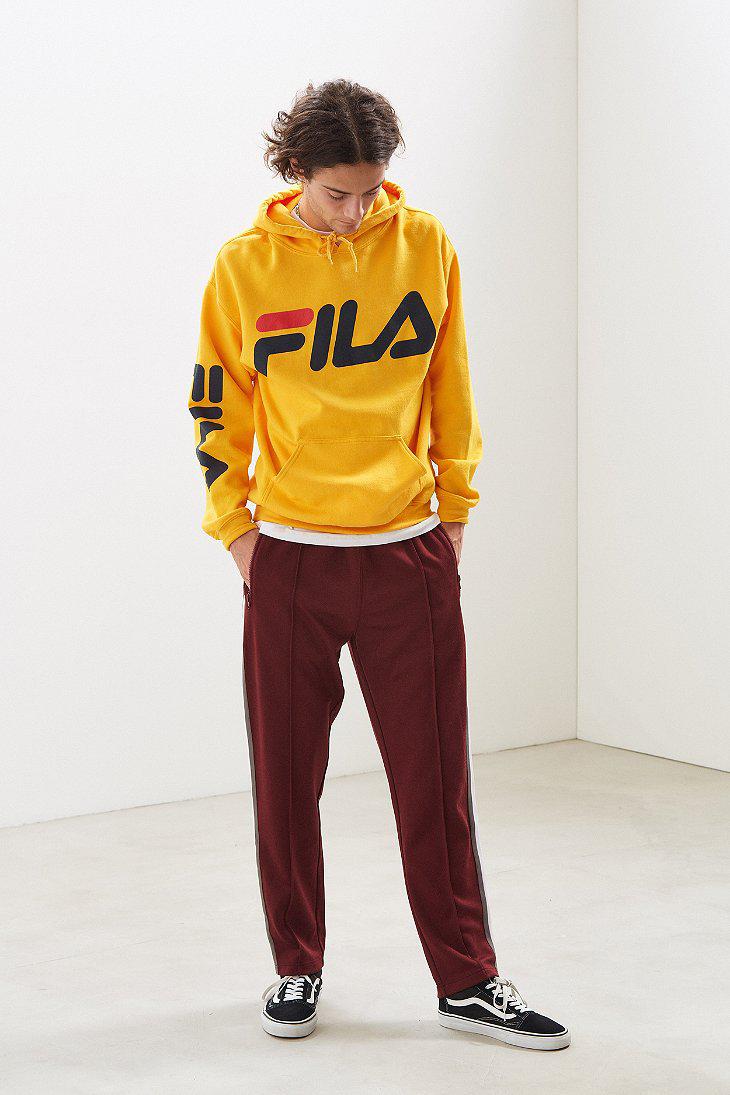 fila script hoodie sweatshirt