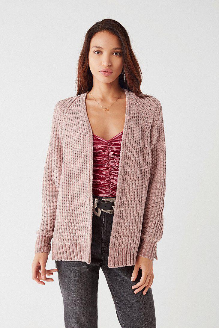 urban outfitters chenille cardigan