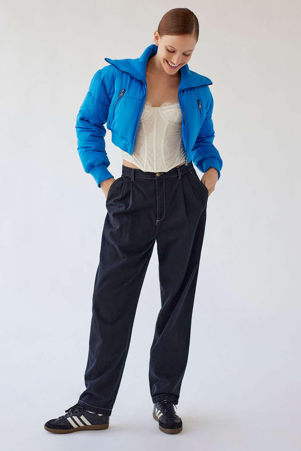 Urban Outfitters Uo Lily Cropped Puffer 