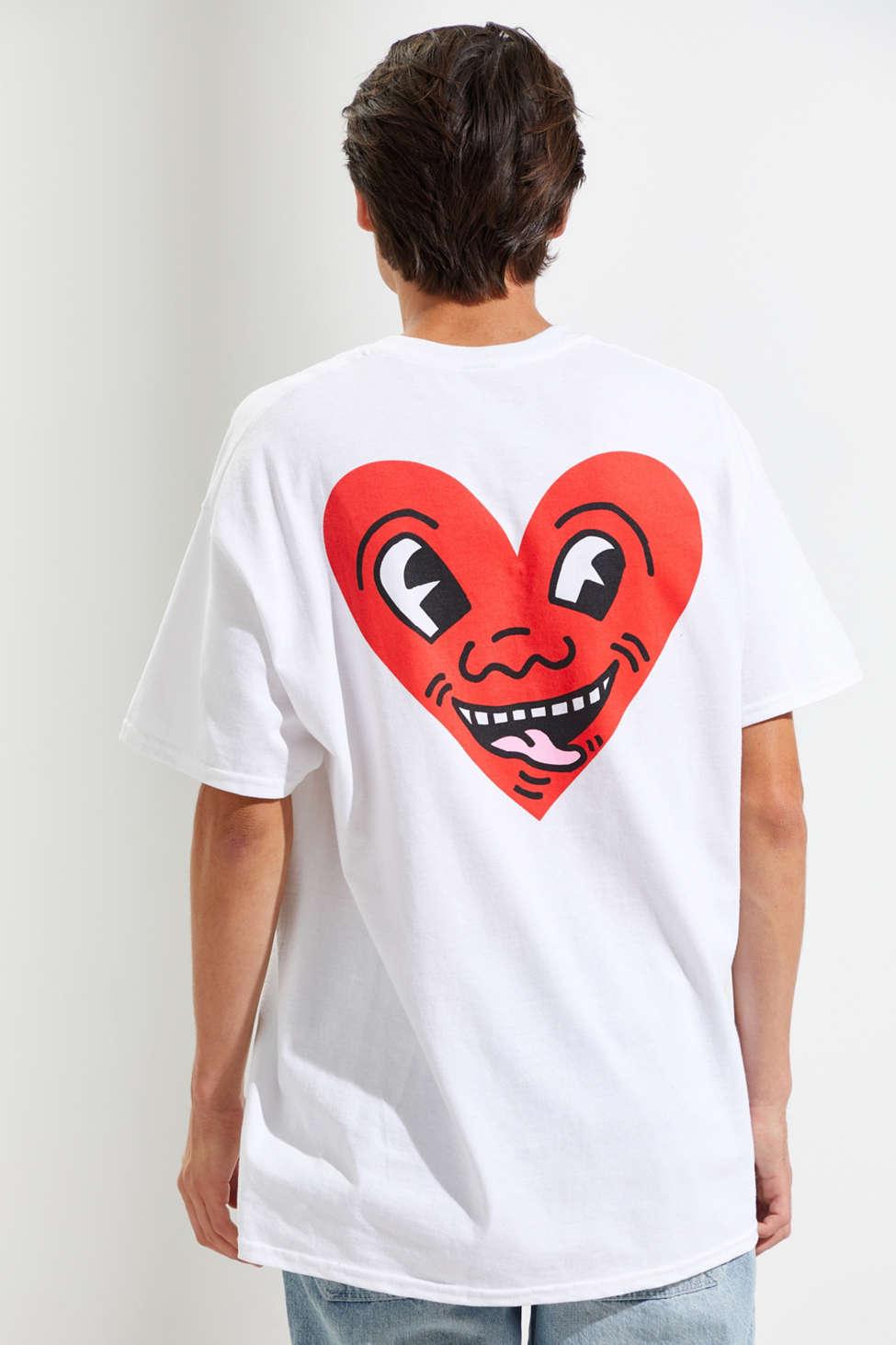 keith haring t shirt urban outfitters