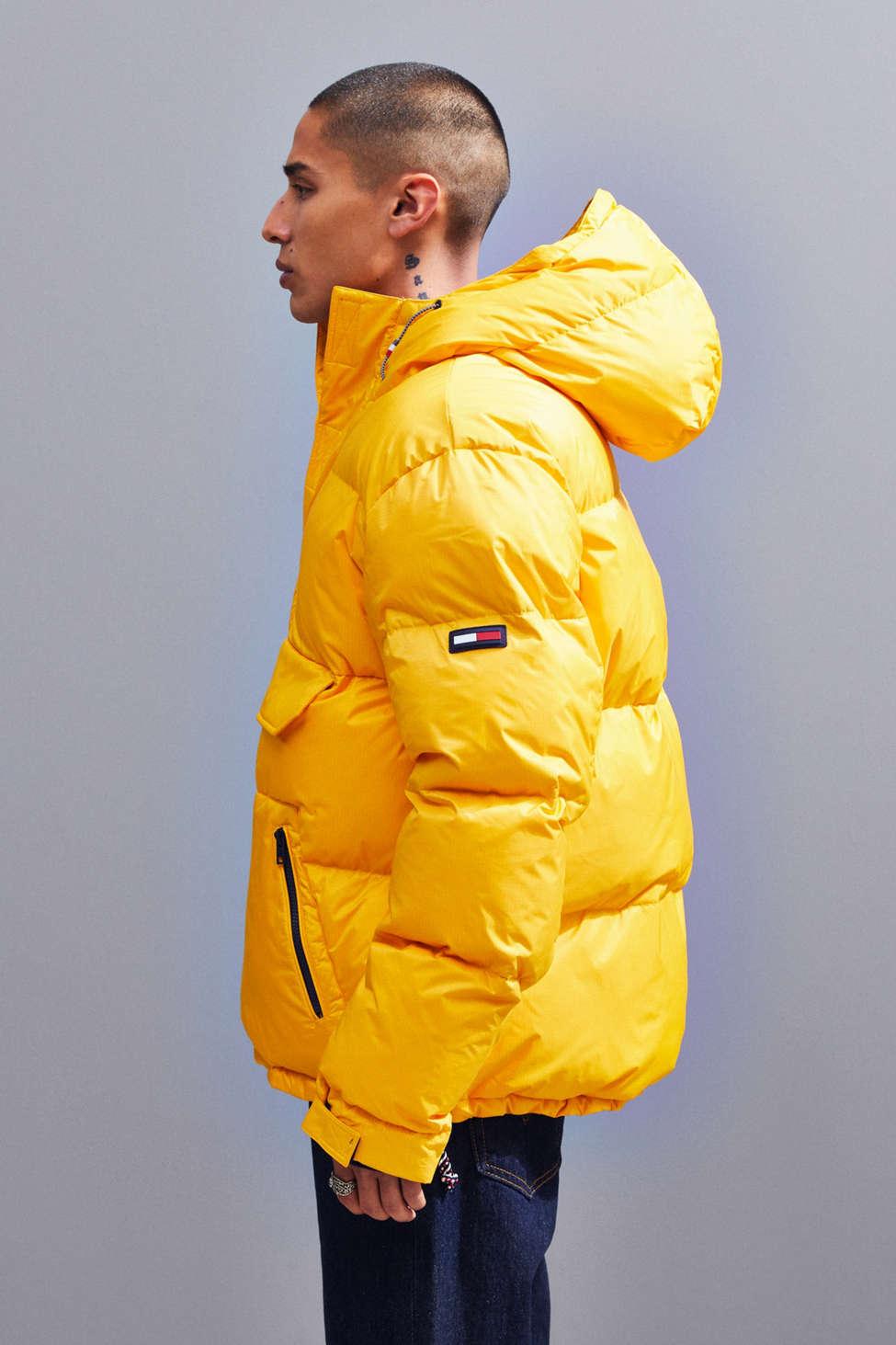 Hilfiger Padded Popover Puffer Jacket in Yellow Men Lyst