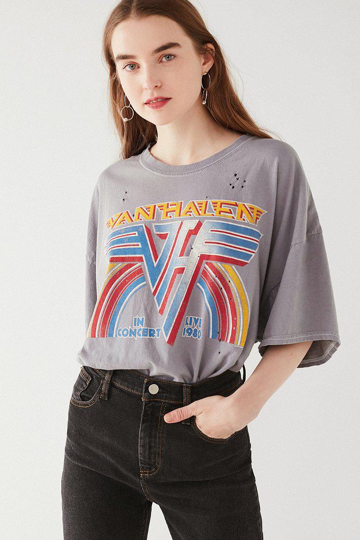 Van Halen Oversized Destroyed Tee 