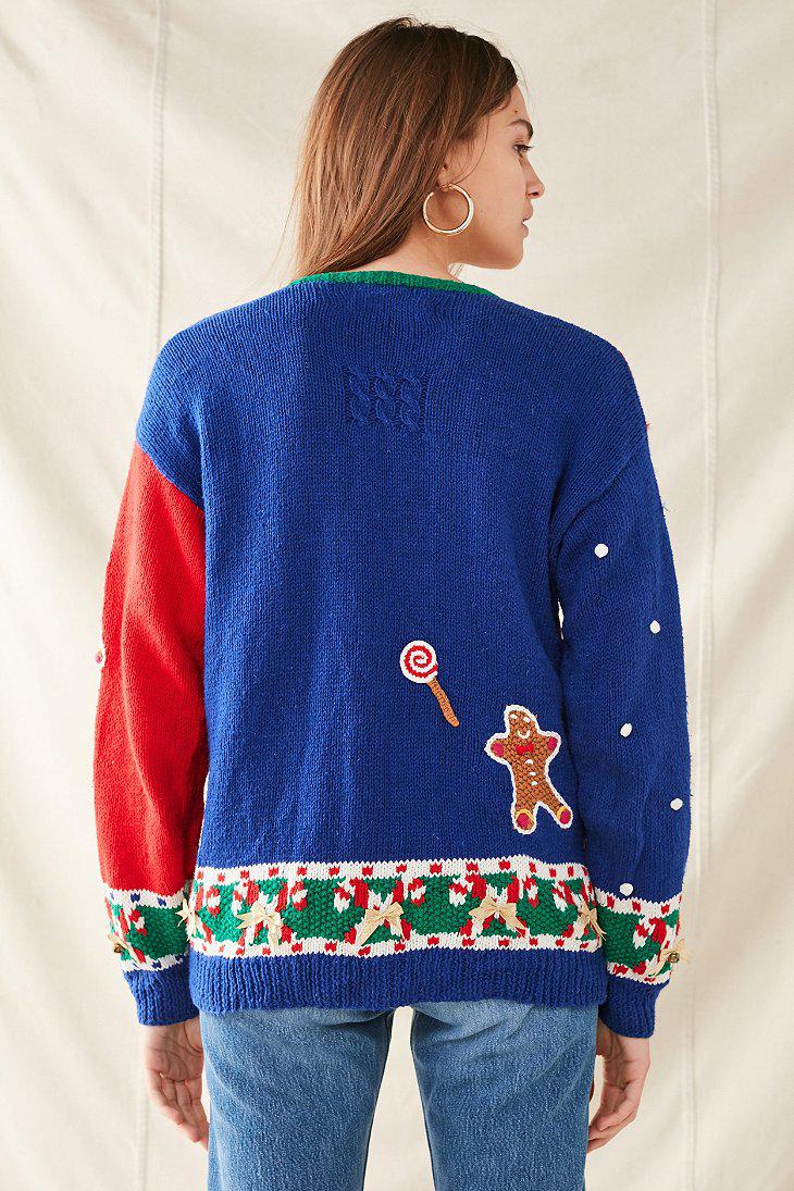 vintage christmas cardigan