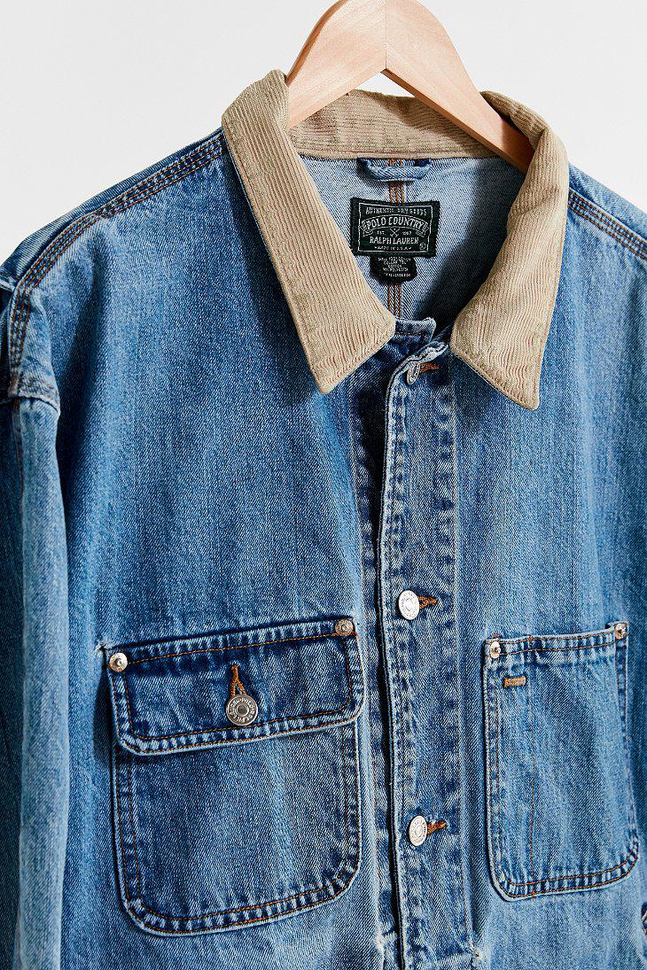 vintage polo ralph lauren jean jacket