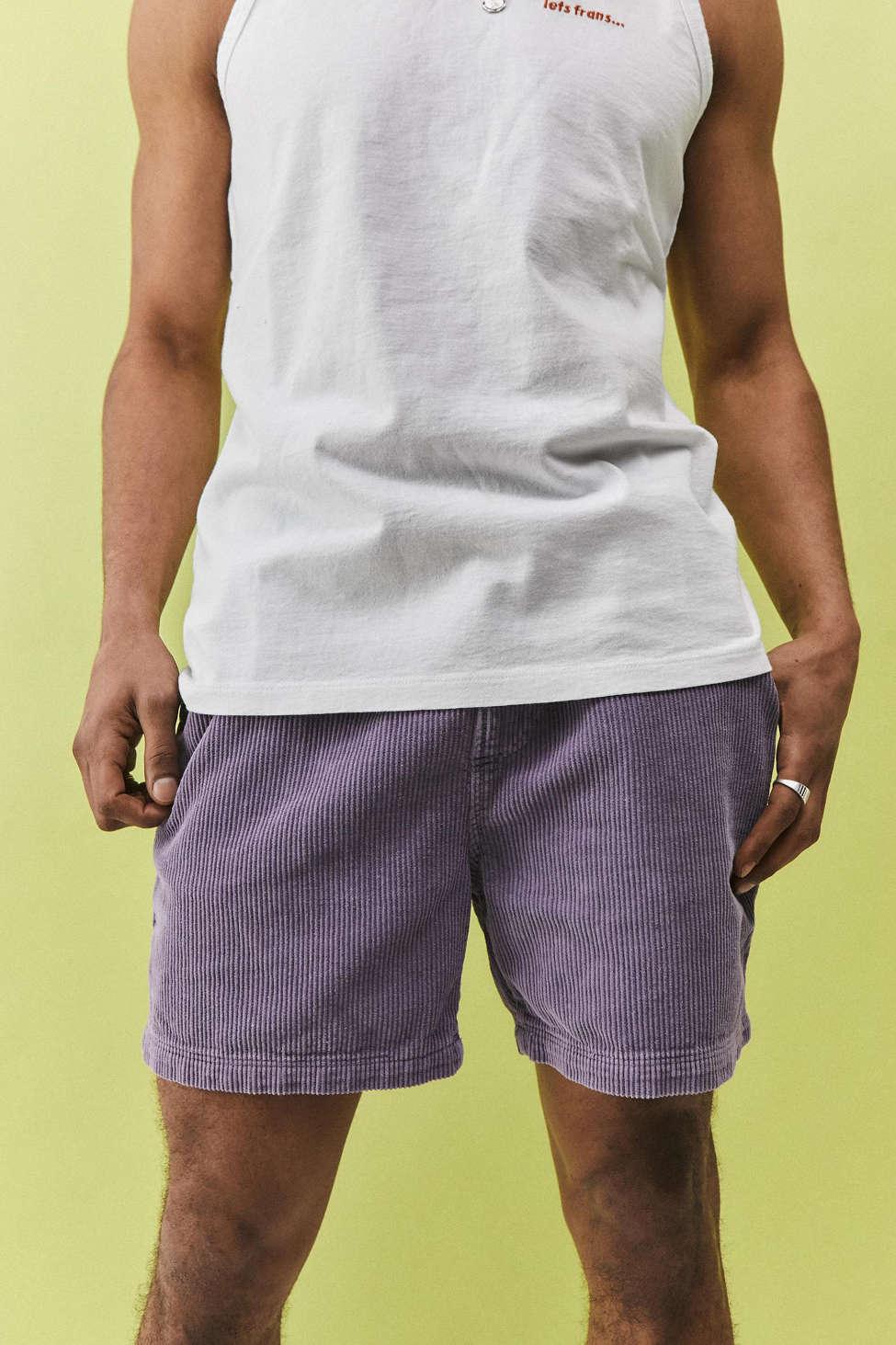 BDG Lilac Corduroy Shorts in Purple for Men | Lyst