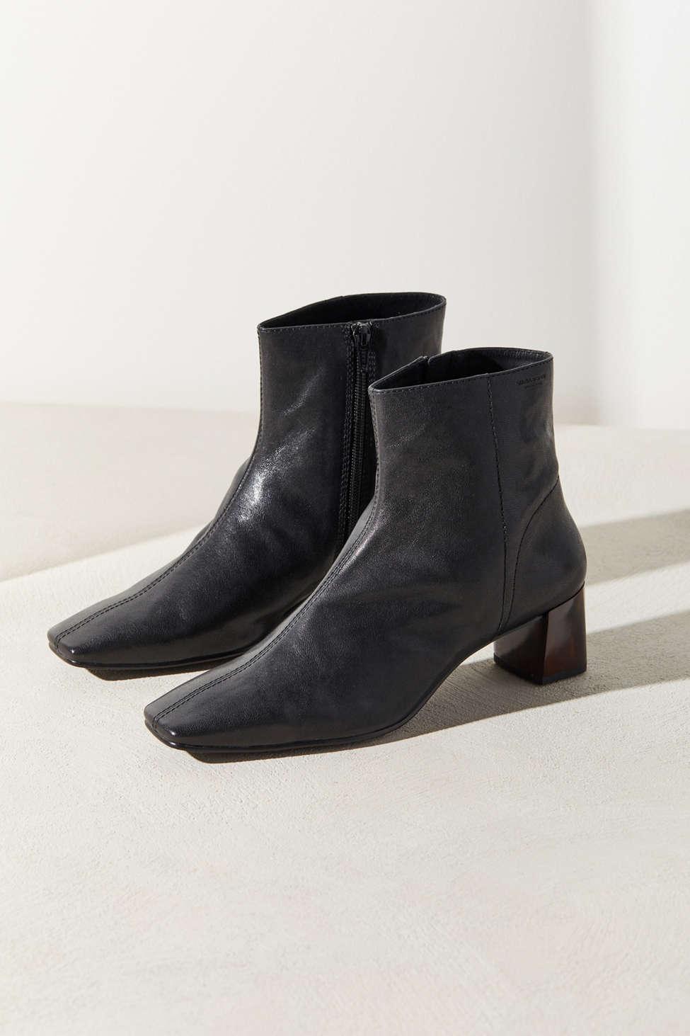 Vagabond Leather Leah Boot in Black - Lyst