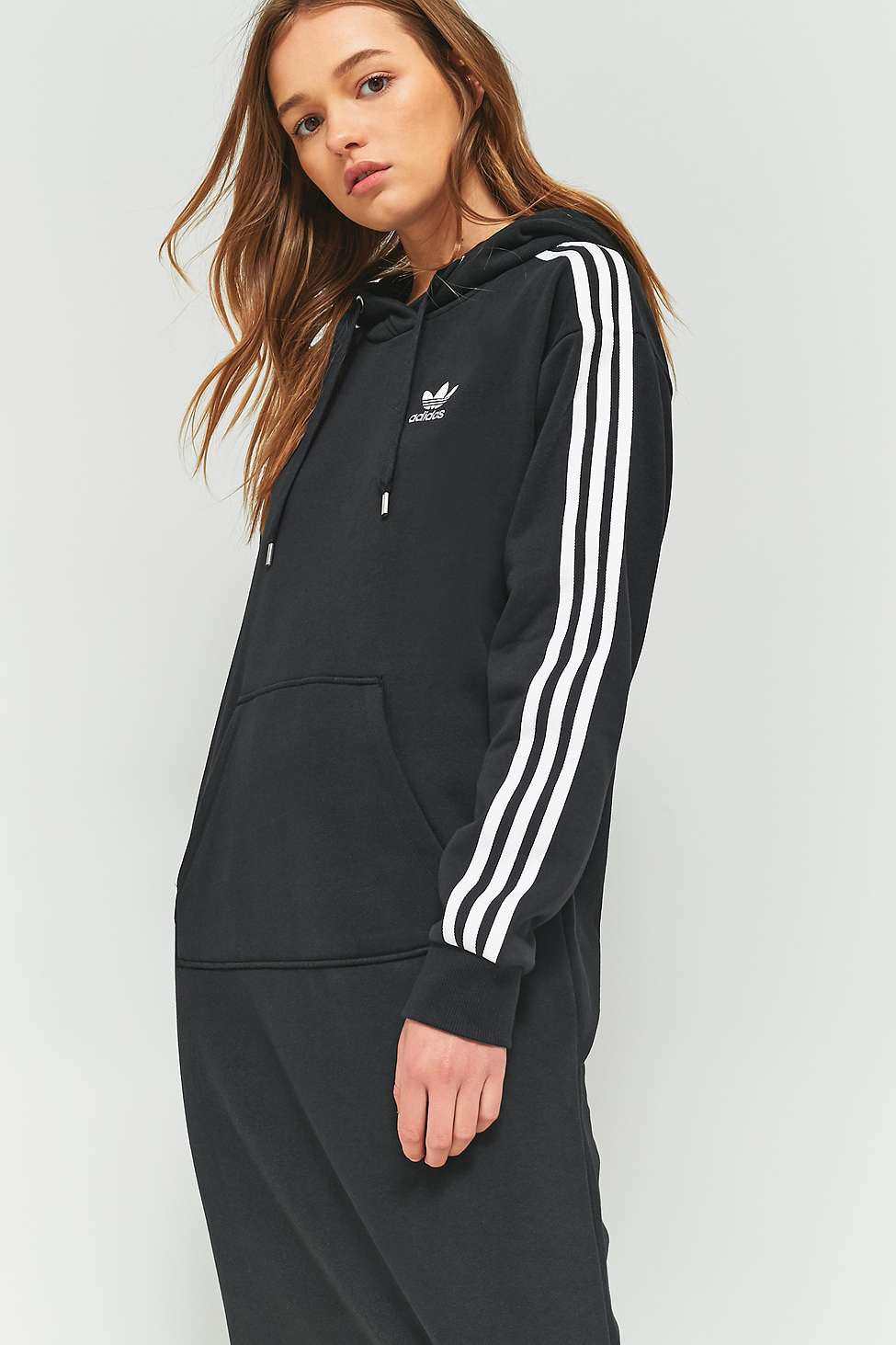 Interpersonal extend Nutrition adidas originals black three stripe hoodie maxi  dress - framemakerarts.com