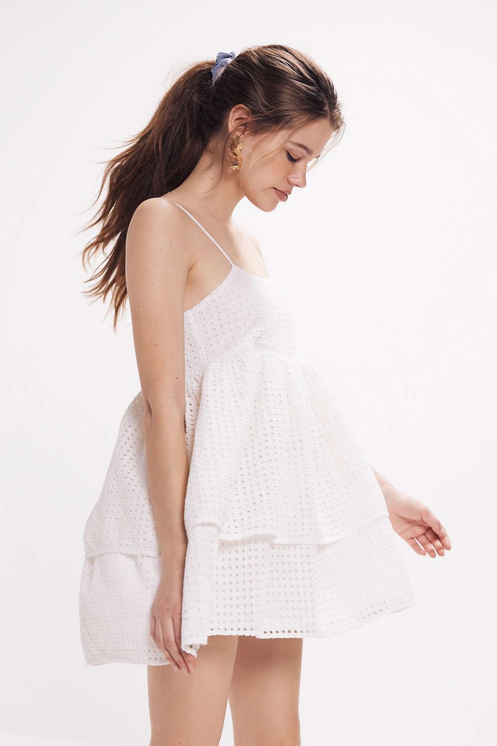Urban outfitters white eyelet dress Clearance