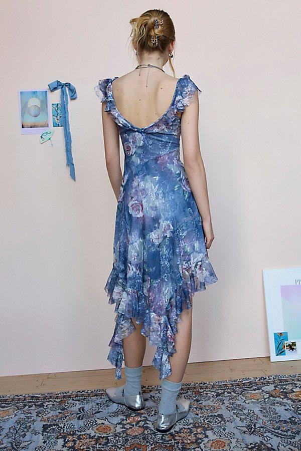 long summer lace dress Long silk slip dress - Love red and dusty pink Ceres lace