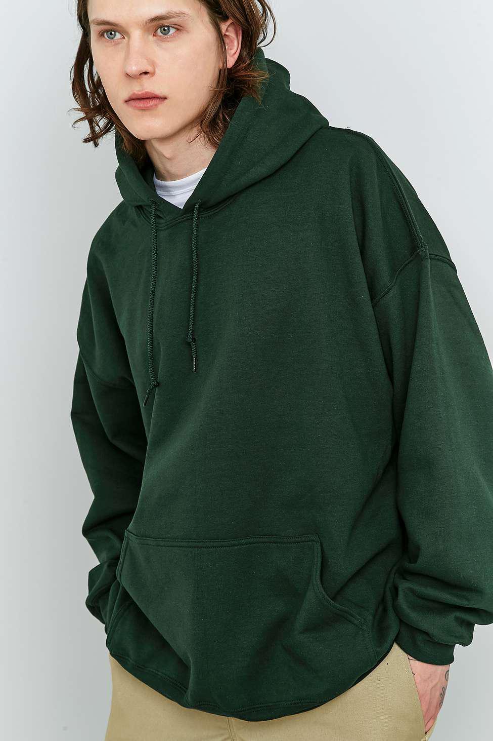 Urban Outfitters Uo Forest Green Oversized Hoodie for Men Lyst UK