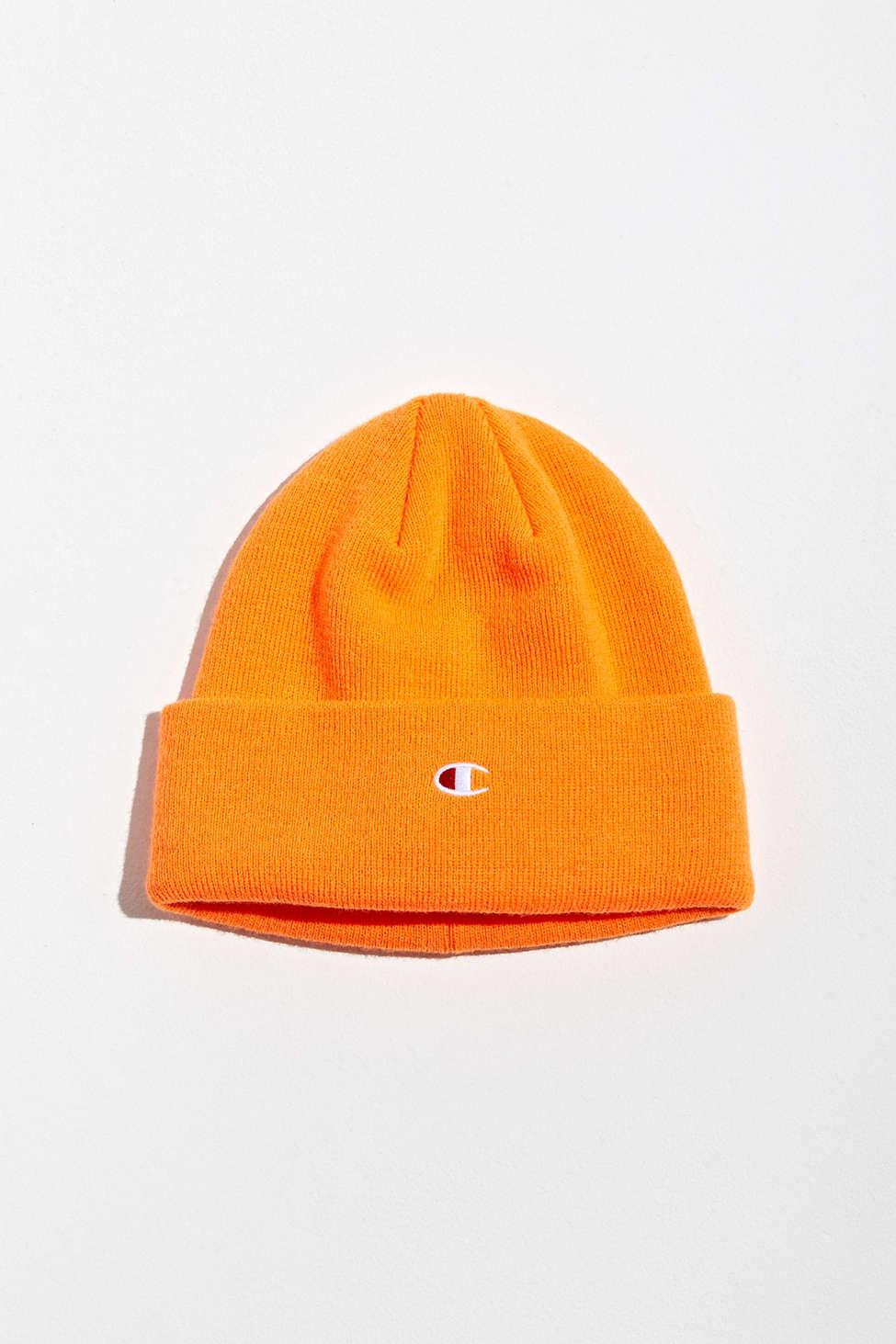 Orange champion beanie Clearance