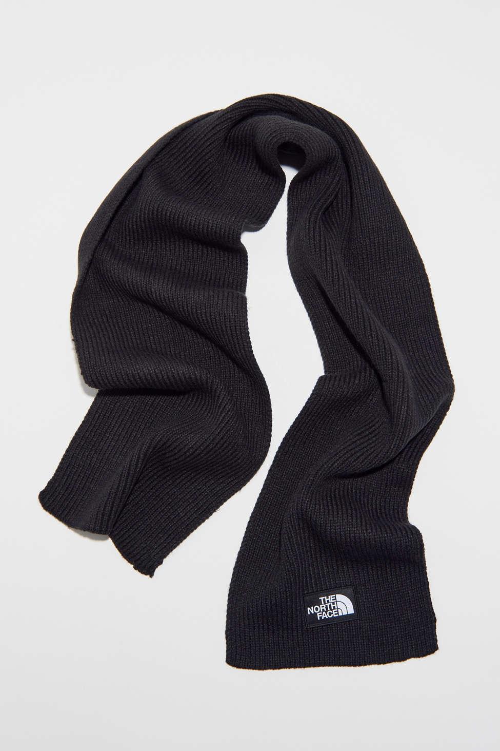 The North Face Logo Box Scarf in Blue | Lyst