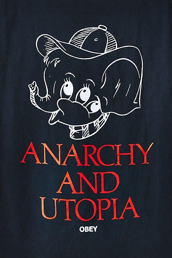 GA!FA Anarchy Shirt “無何有郷” - Utopia Obey Anarchy & Utopia Graphic Tee in Black for Men | Lyst