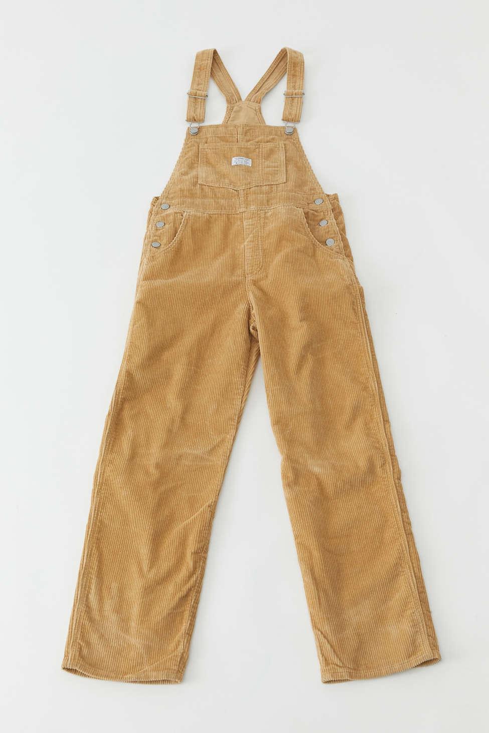 Levi's Vintage Corduroy Overall in Brown | Lyst