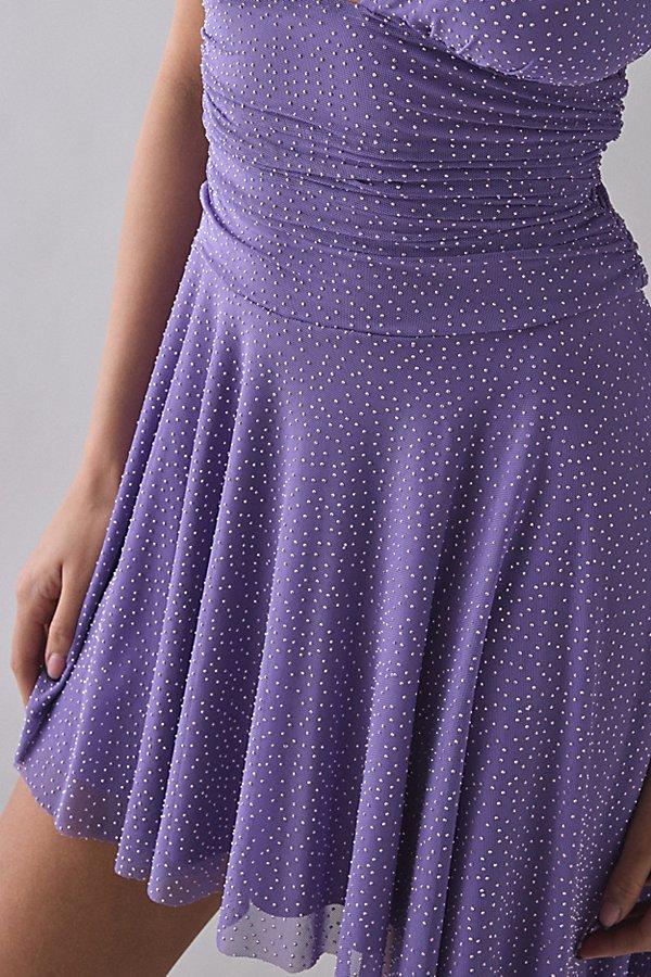 knee length dresses for ladies Beautiful Bliss Floral Sequin Mesh Babydoll Dress