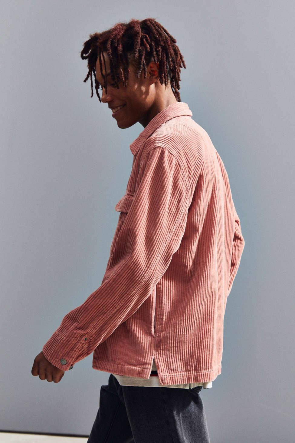 Urban Outfitters Uo Ryder Corduroy Zip Shirt for Men | Lyst