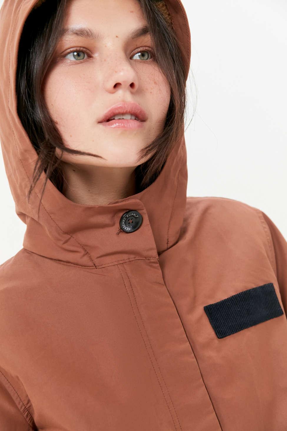 lined fishtail parka jacket