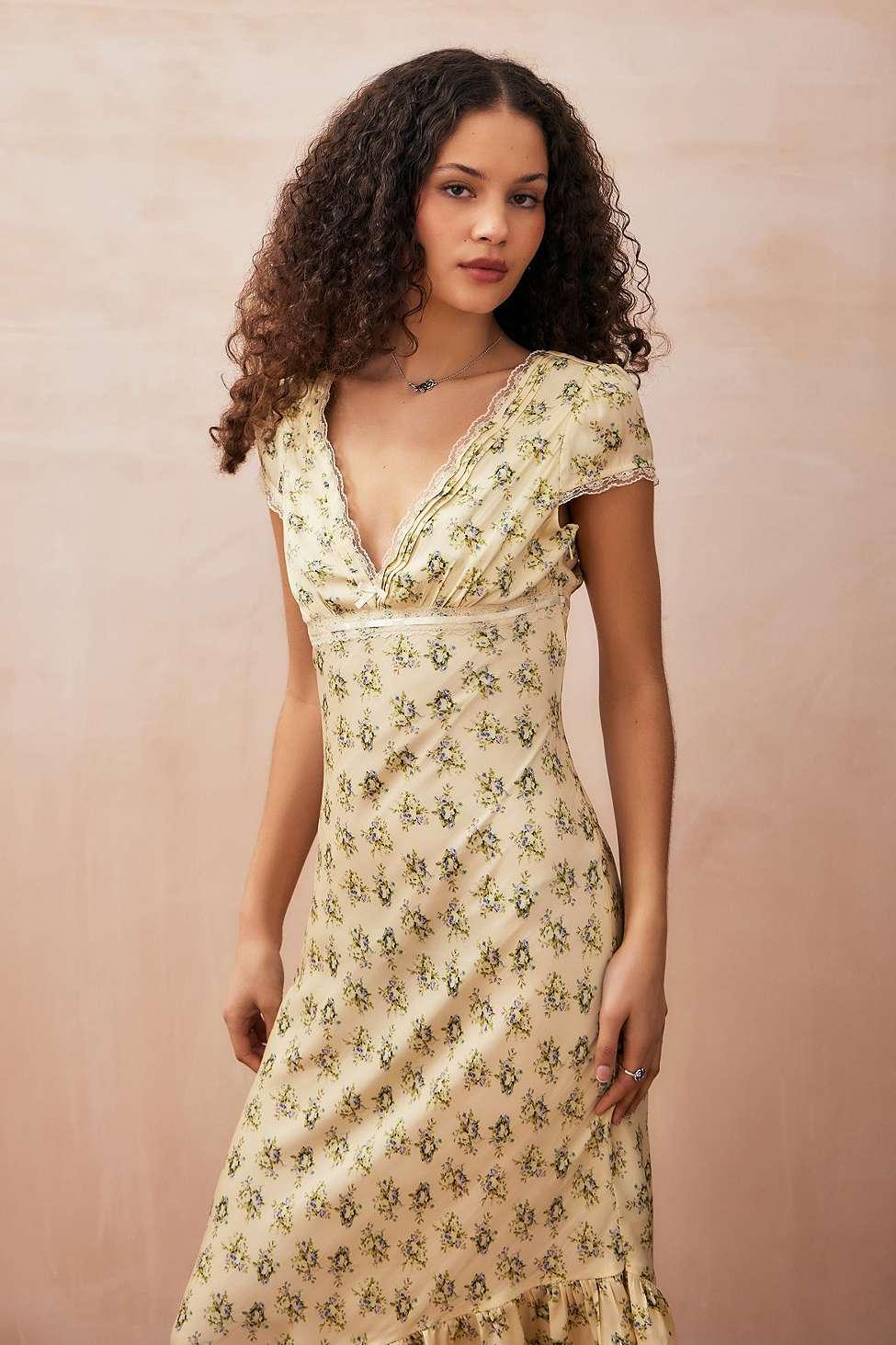 on 34th women's mixed-media short-sleeve midi dress reviews Kearney Mixed Media Midi Dress