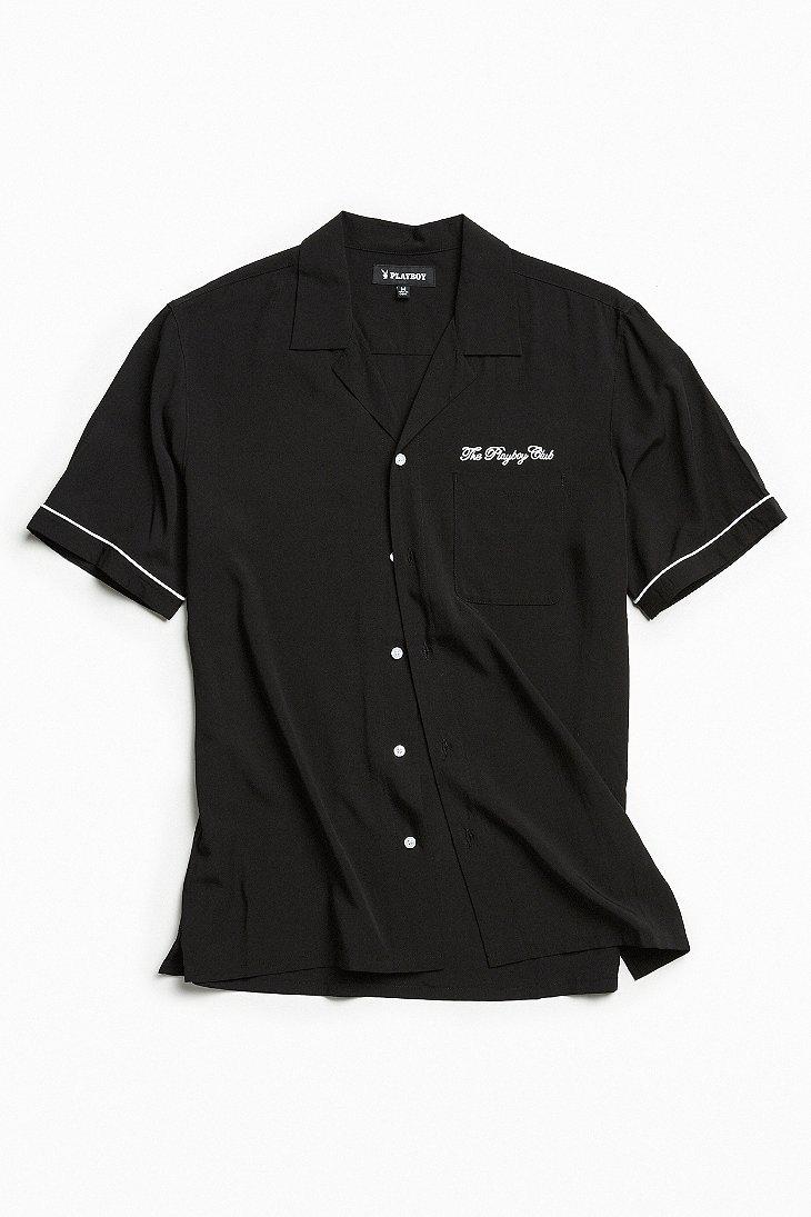 playboy cover collage camp shirt