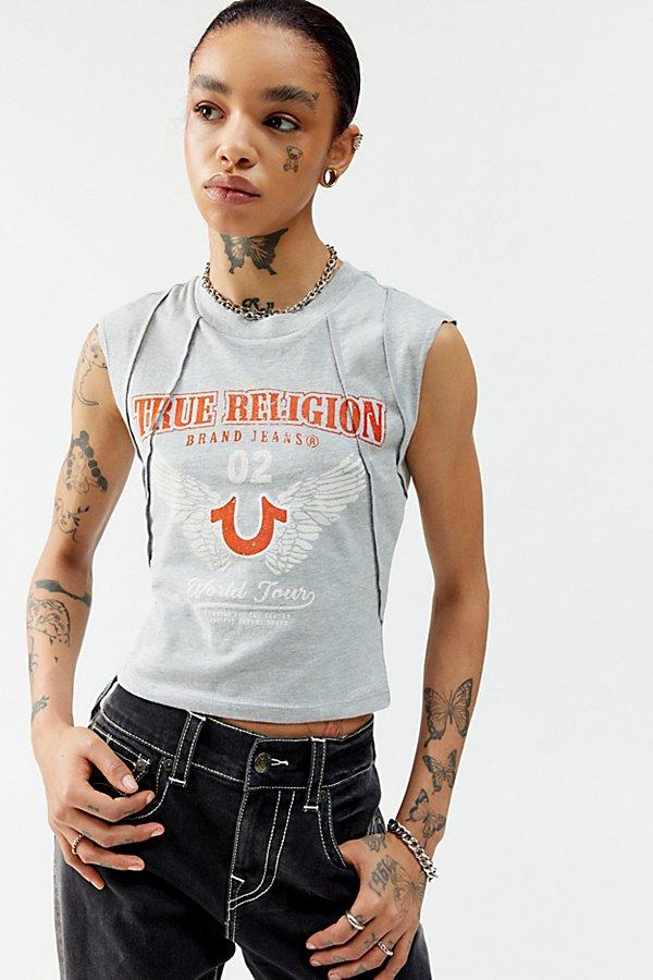 black and grey true religion shirt