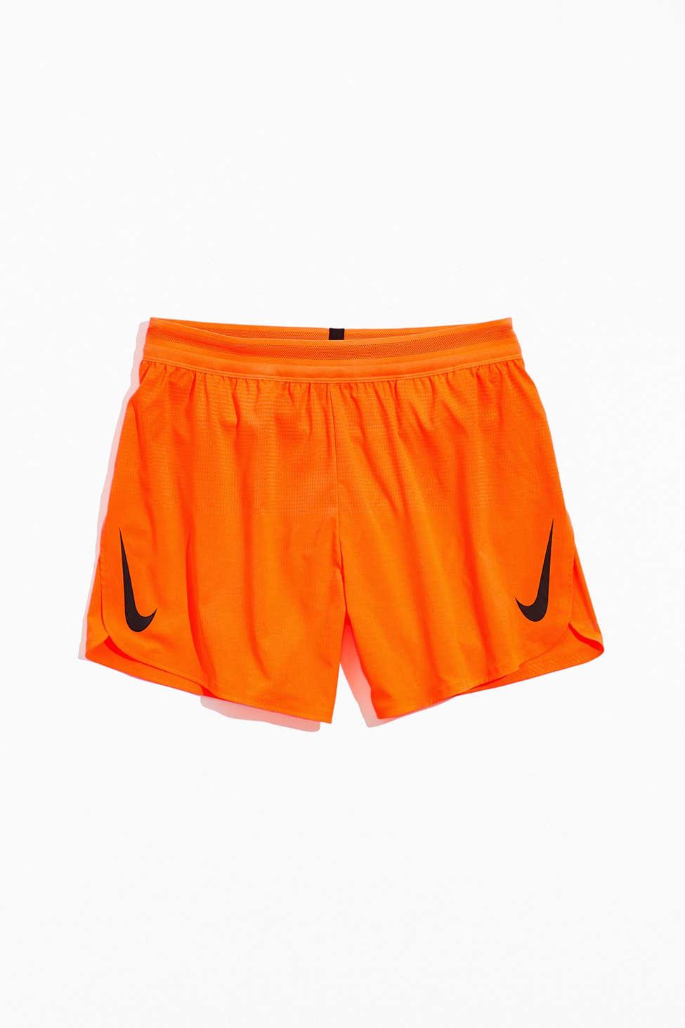 Paleto Juramento Estricto Nike Aeroswift 5" Running Short in Orange for Men | Lyst