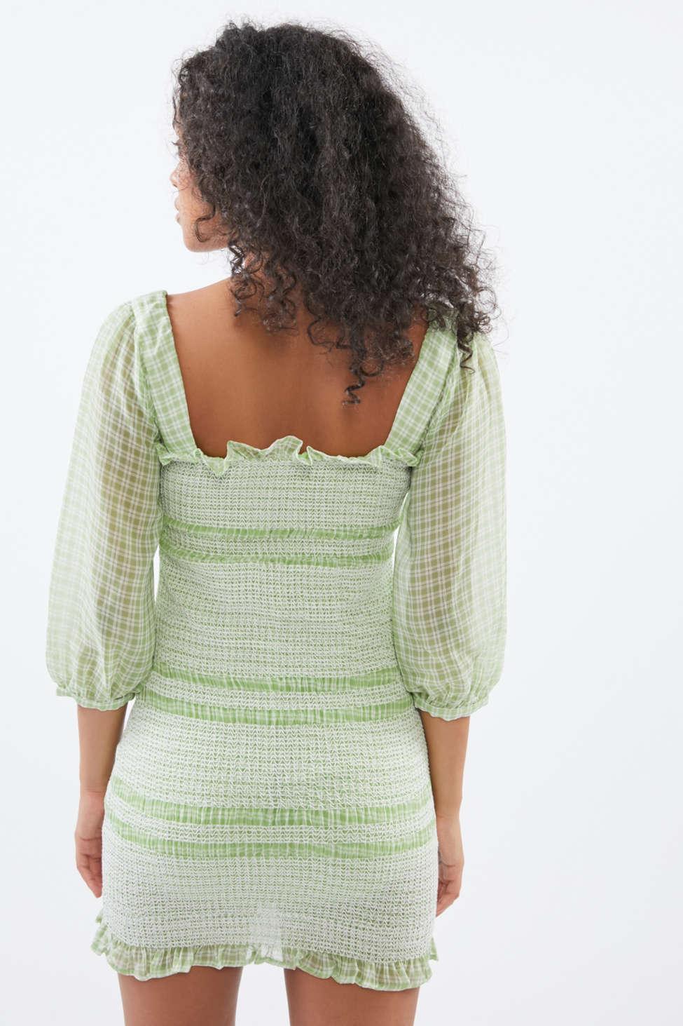 Capulet Siobhan Smocked Dress in Green 