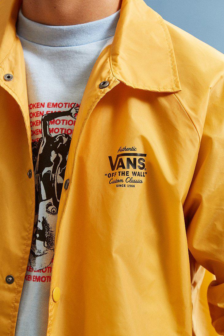 yellow vans jacket