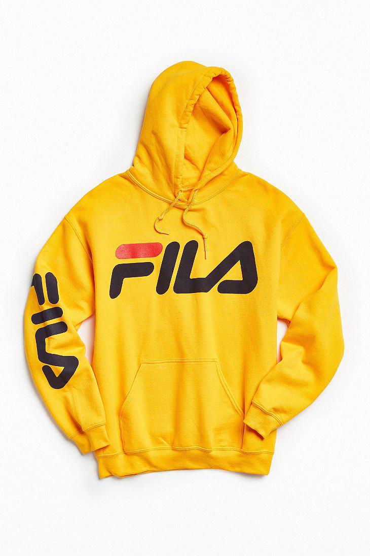 fila sweater yellow