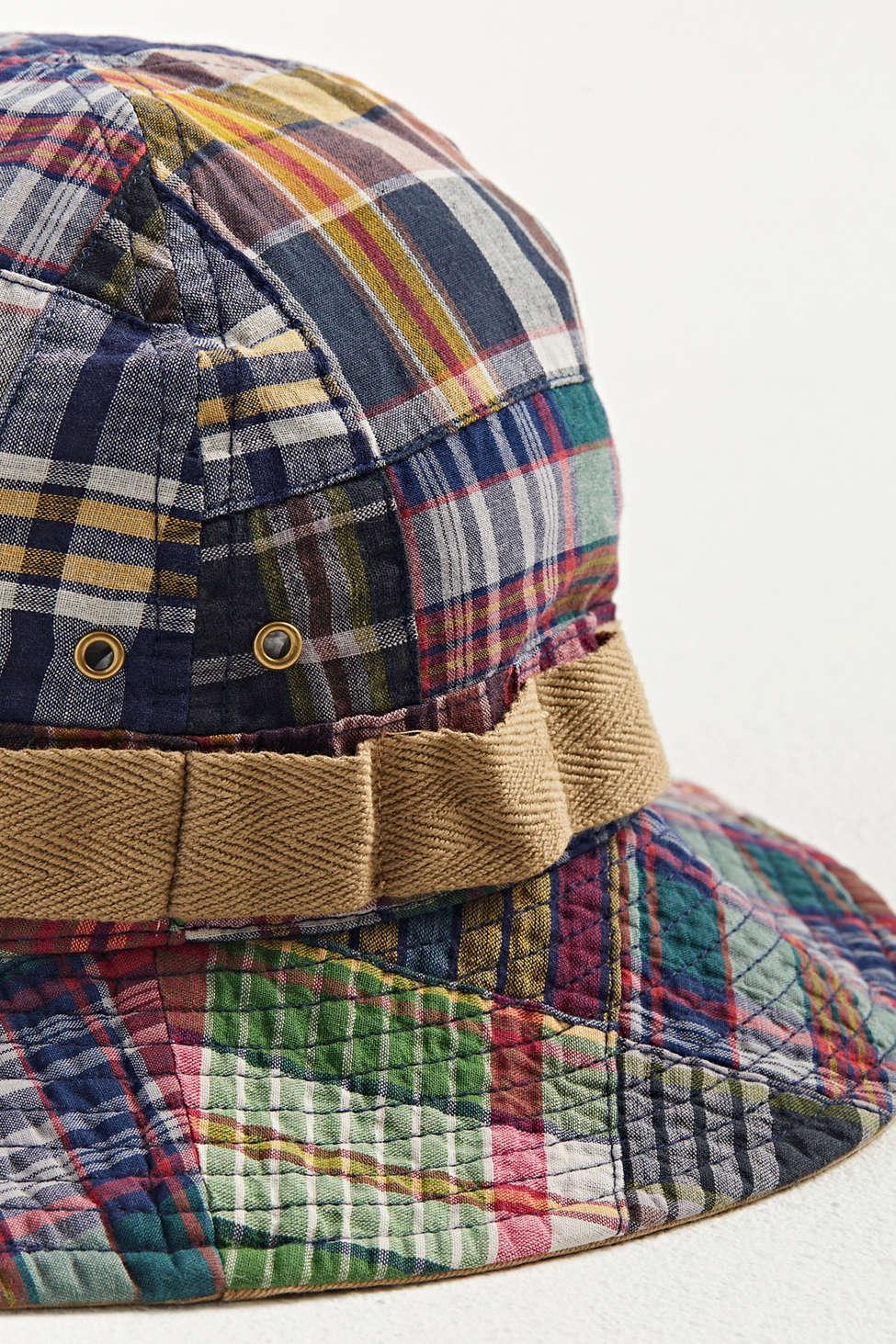 Polo Ralph Lauren Madras Mariner Bucket Hat for Men | Lyst