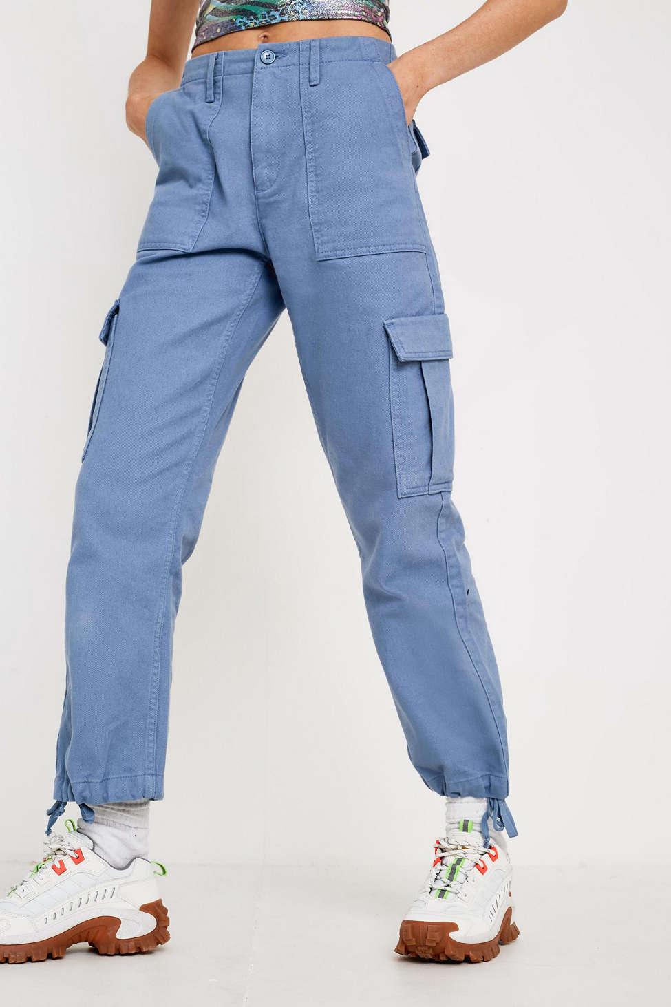 BDG Authentic Slate Blue Cargo Trousers