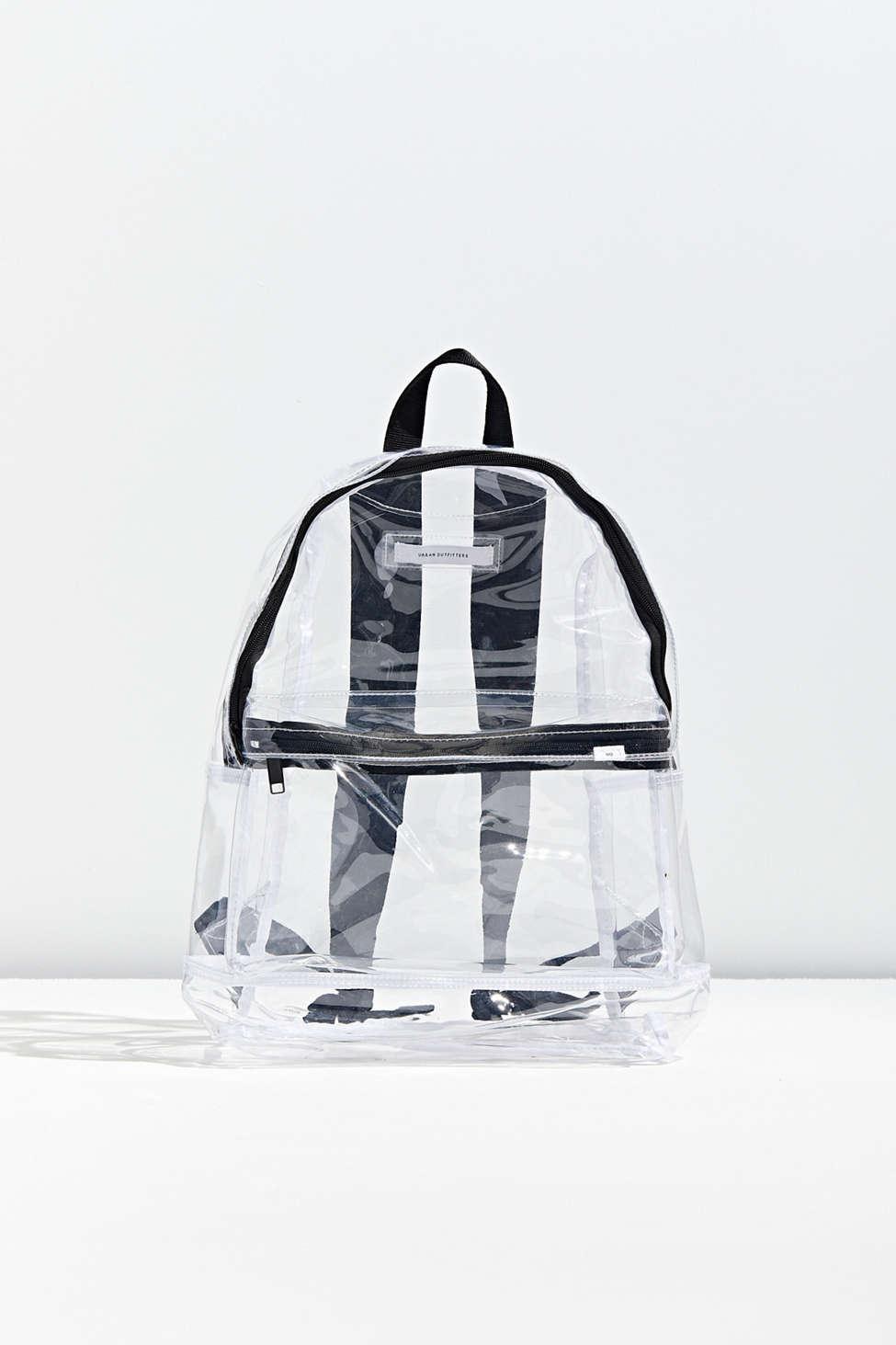 Clear Backpack With Designs