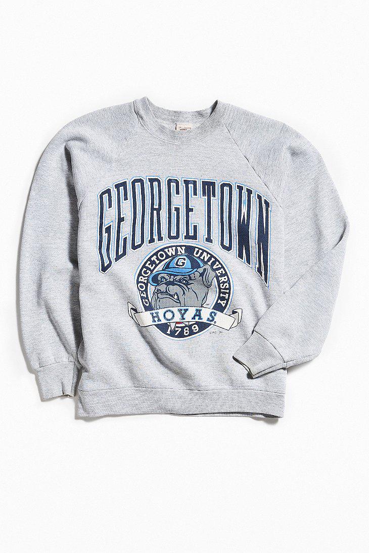 Urban Outfitters Cotton Vintage Champion Georgetown Crew Neck ...