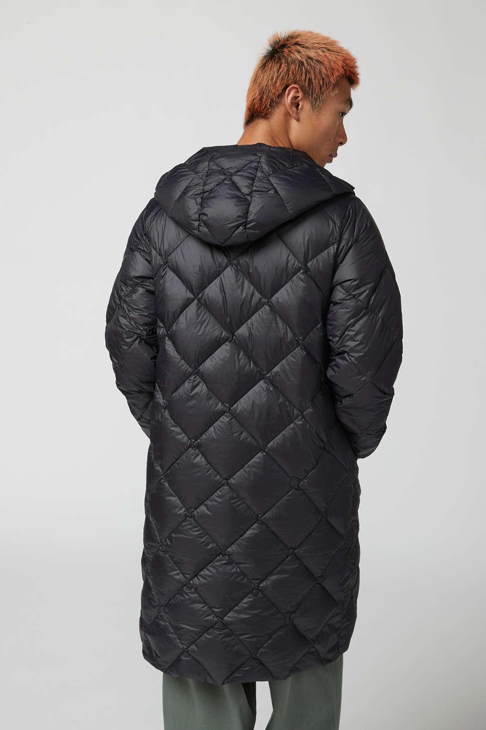 Taion City Hooded Down Jacket In Black At Urban Outfitters | Lyst