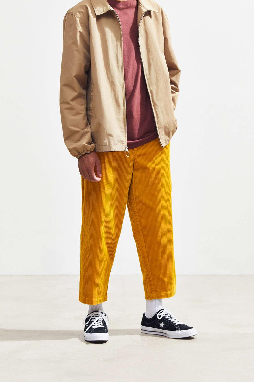 Urban Outfitters Uo Corduroy Skate Chino Pant in Yellow for Men | Lyst