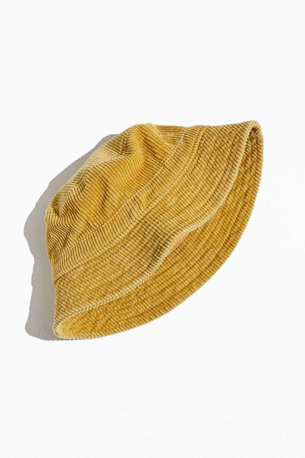 Uo Washed Corduroy Bucket Hat 