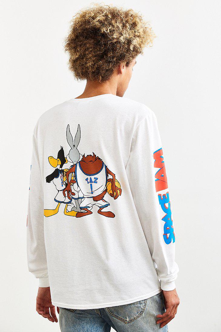 long sleeve space jam shirt