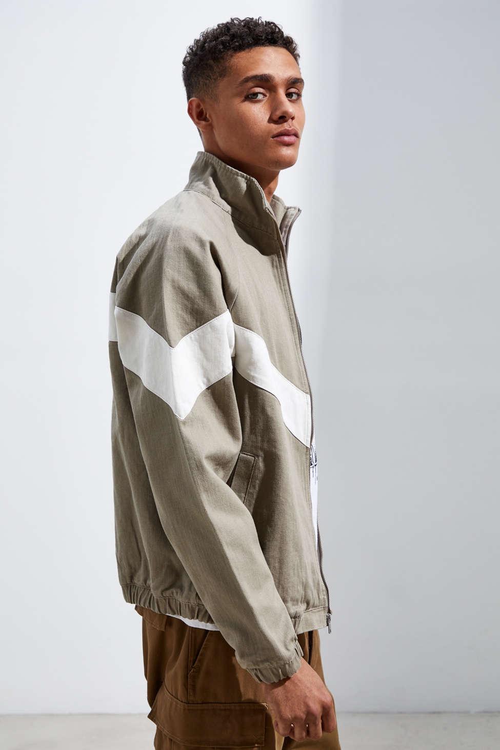 bdg meadowland denim track jacket