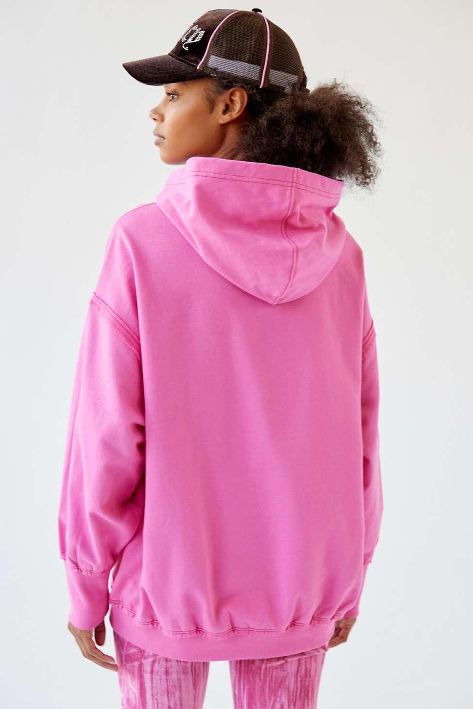 Urban Outfitters Uo Nate Palmistry Oversized Hoodie Sweatshirt in Pink |  Lyst