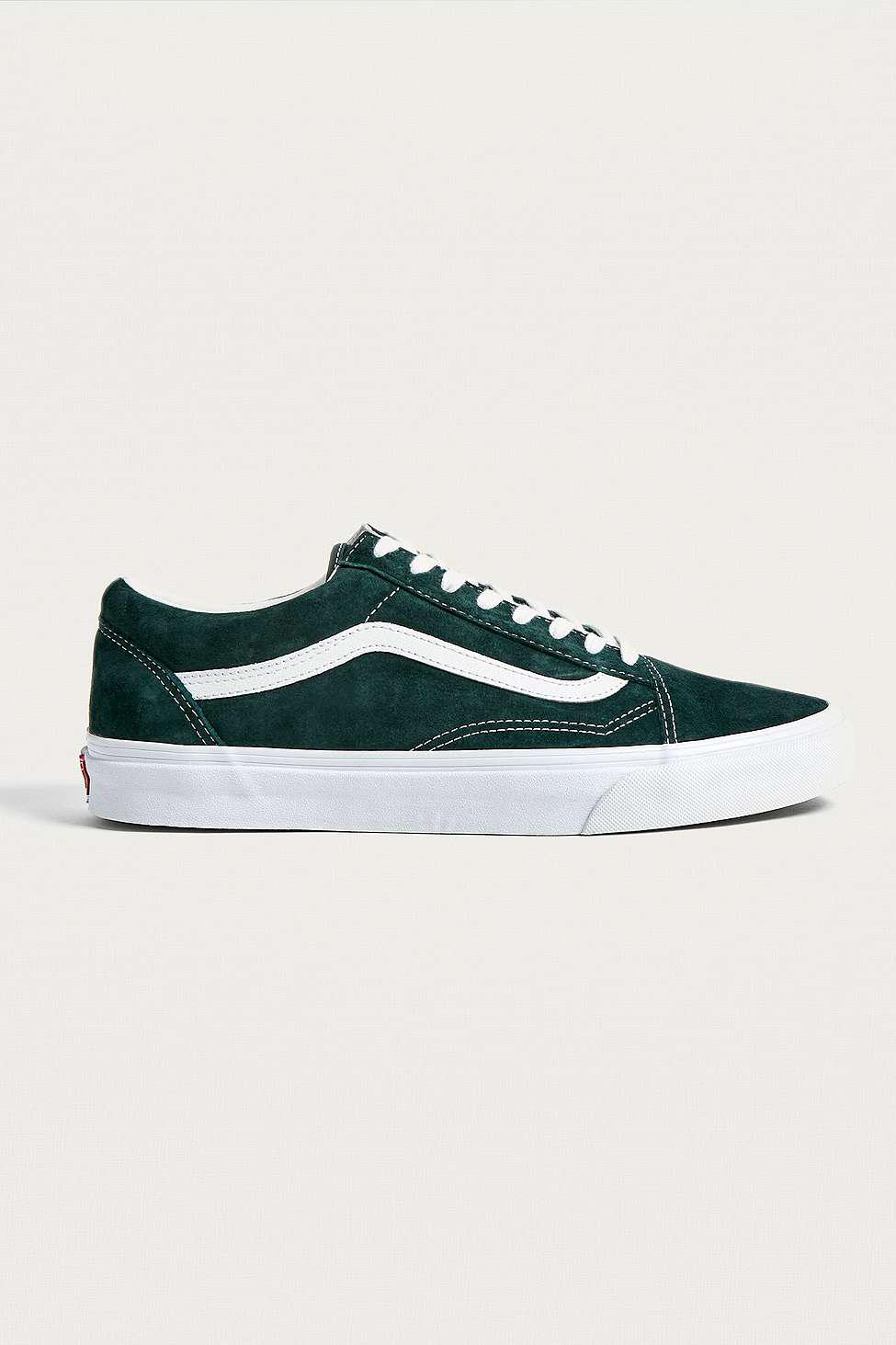 vans green trainers