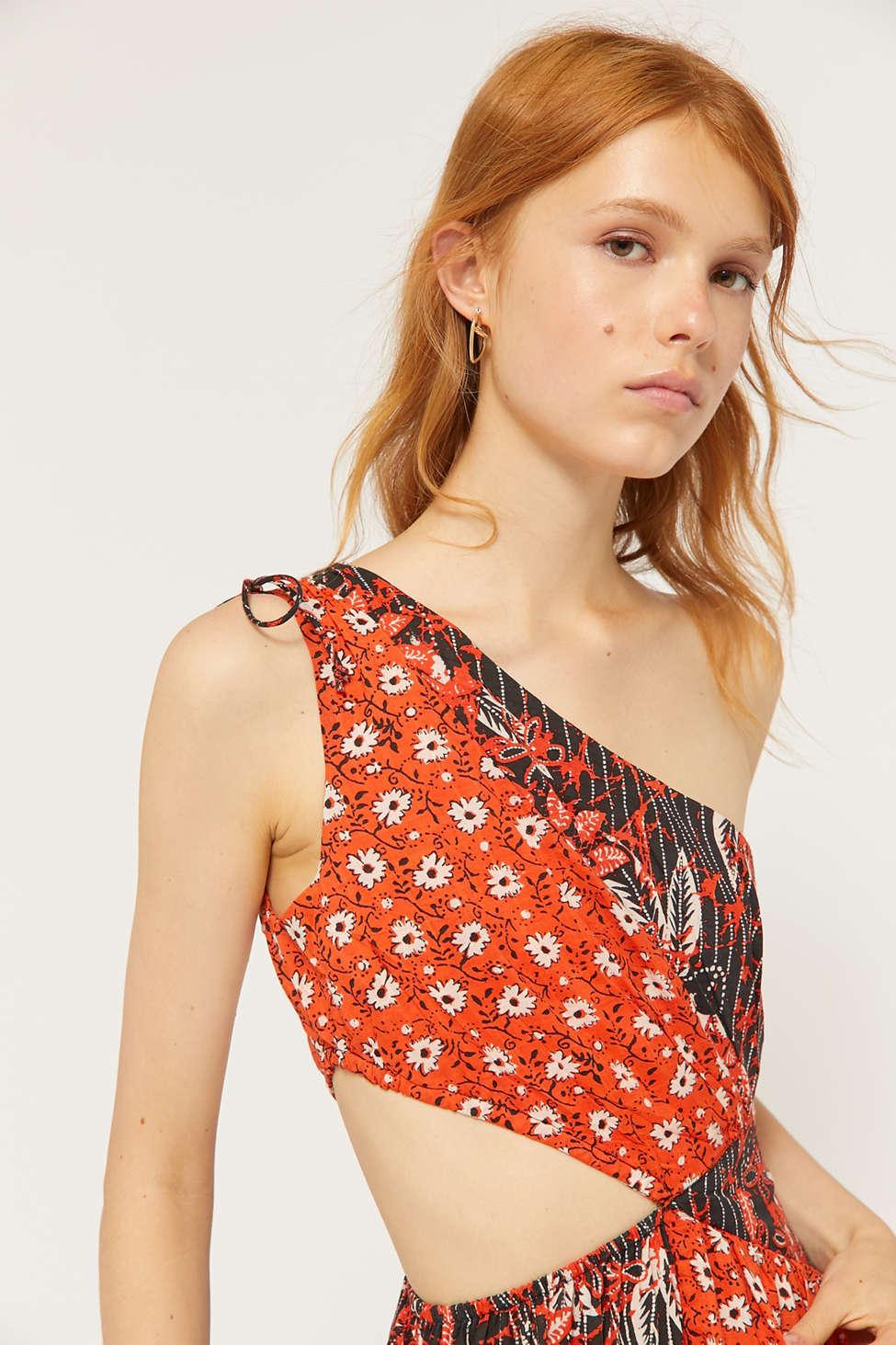 One-shoulder Maxi Dress 